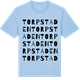 Blue Soul t-shirt med Torpstaden ordlek t-shirt