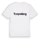 Torpstång fetstil t-shirt