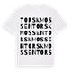Torskmossen ordlek t-shirt