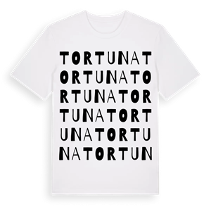 Tortuna ordlek t-shirt – ekologisk bomull t-shirt från Pinshirt