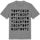 Mid Heather Gray t-shirt med Tovtegen ordlek t-shirt