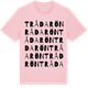 Pink Cotton t-shirt med Trådarön ordlek t-shirt