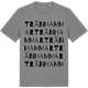 Mid Heather Gray t-shirt med Tränhammar ordlek t-shirt