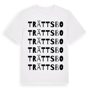 Trättsbo ordlek t-shirt – ekologisk bomull t-shirt från Pinshirt