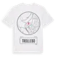 White t-shirt med Trollebo t-shirt
