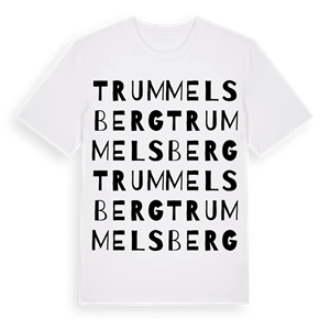 Trummelsberg ordlek t-shirt – ekologisk bomull t-shirt från Pinshirt