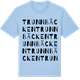 Blue Soul t-shirt med Trunnbäcken ordlek t-shirt