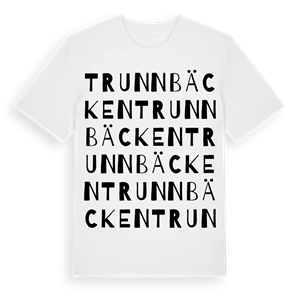 Trunnbäcken ordlek t-shirt – ekologisk bomull t-shirt från Pinshirt
