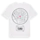 White t-shirt med Tuna t-shirt
