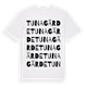 Tuna gärde ordlek t-shirt