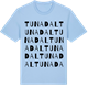 Blue Soul t-shirt med Tunadal ordlek t-shirt