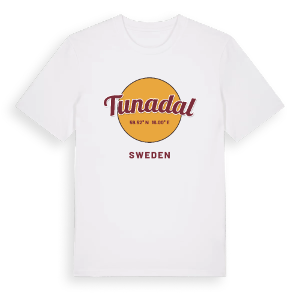 Tunadal cirkel t-shirt – ekologisk bomull t-shirt från Pinshirt