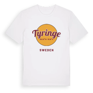 Tyringe cirkel t-shirt – ekologisk bomull t-shirt från Pinshirt