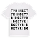 Tyringe ordlek t-shirt