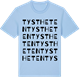 Blue Soul t-shirt med Tystheten ordlek t-shirt