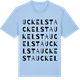 Blue Soul t-shirt med Uckelsta ordlek t-shirt