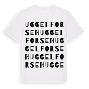 Uggelforsen ordlek t-shirt – ekologisk bomull t-shirt från Pinshirt