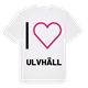 Jag älskar Ulvhäll t-shirt stort tryck