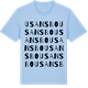 Blue Soul t-shirt med Usansbo ordlek t-shirt