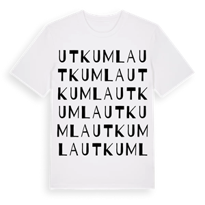 Utkumla ordlek t-shirt – ekologisk bomull t-shirt från Pinshirt