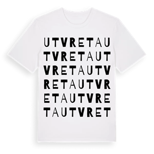 Utvreta ordlek t-shirt – ekologisk bomull t-shirt från Pinshirt