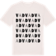 Vintage White t-shirt med Vad ordlek t-shirt