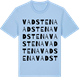 Blue Soul t-shirt med Vadstena ordlek t-shirt