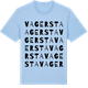 Blue Soul t-shirt med Vagersta ordlek t-shirt