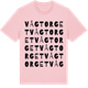 Pink Cotton t-shirt med Vågtorget ordlek t-shirt