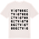 Vintage White t-shirt med Vågtorget ordlek t-shirt