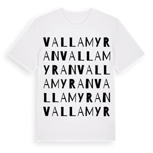 Vallamyran ordlek t-shirt – ekologisk bomull t-shirt från Pinshirt