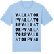 Blue Soul t-shirt med Vallatorp ordlek t-shirt