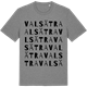 Mid Heather Gray t-shirt med Valsätra ordlek t-shirt