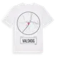 White t-shirt med Valskog t-shirt