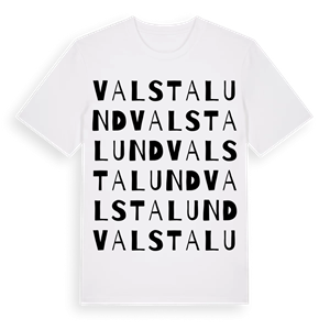 Valstalund ordlek t-shirt – ekologisk bomull t-shirt från Pinshirt