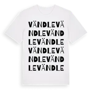 Vändle ordlek t-shirt – ekologisk bomull t-shirt från Pinshirt