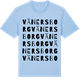 Blue Soul t-shirt med Vänersborg ordlek t-shirt