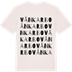 Vintage White t-shirt med Vånkarbo ordlek t-shirt