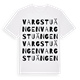 Vargstuängen ordlek t-shirt
