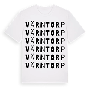 Värntorp ordlek t-shirt – ekologisk bomull t-shirt från Pinshirt