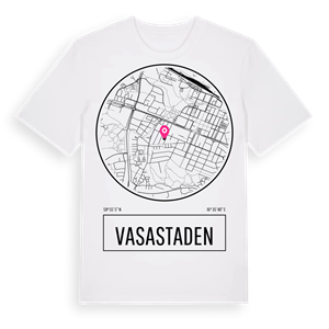 Vasastaden t-shirt – ekologisk bomull t-shirt från Pinshirt