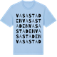 Blue Soul t-shirt med Vasastaden ordlek t-shirt