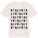 Vintage White t-shirt med Väsby ordlek t-shirt
