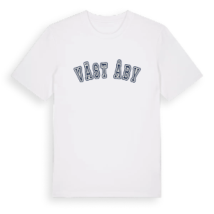 Väst Åby college t-shirt – ekologisk bomull t-shirt från Pinshirt