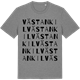 Mid Heather Gray t-shirt med Västankil ordlek t-shirt