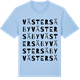Blue Soul t-shirt med Väster Säby ordlek t-shirt