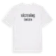 White t-shirt med Västeräng i Sverige t-shirt