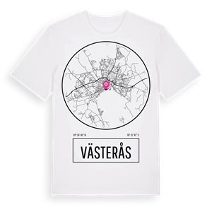 Västerås t-shirt – ekologisk bomull t-shirt från Pinshirt