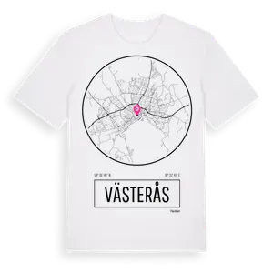 Västerås t-shirt – ekologisk bomull t-shirt från Pinshirt