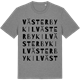Mid Heather Gray t-shirt med Västerbykil ordlek t-shirt